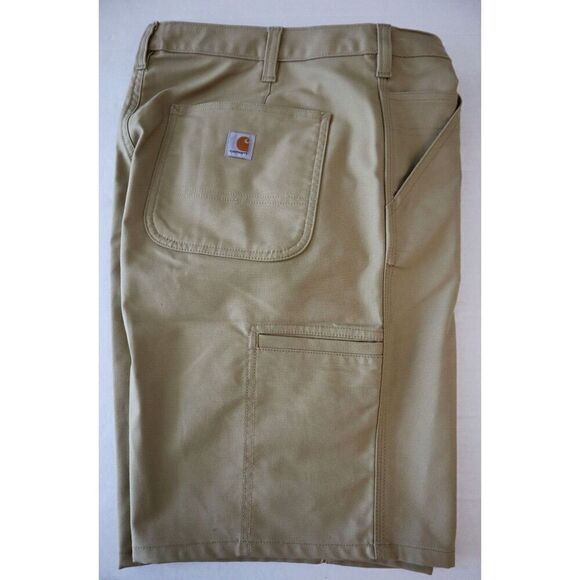 Carhartt BS3111-W Women's Sz 16 Beige Rugged Flex Loose Fit Canvas Work Shorts - Picture 5 of 9